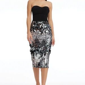 NWT Dress the Population Robin Cocktail Dress